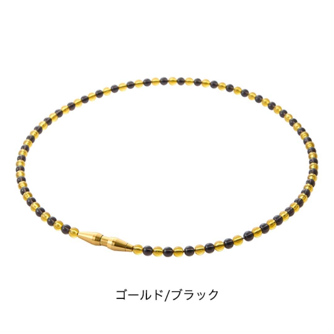 【新品.未使用】ファイテンネックレスネックEX クリスタルタッチゴールド50cm