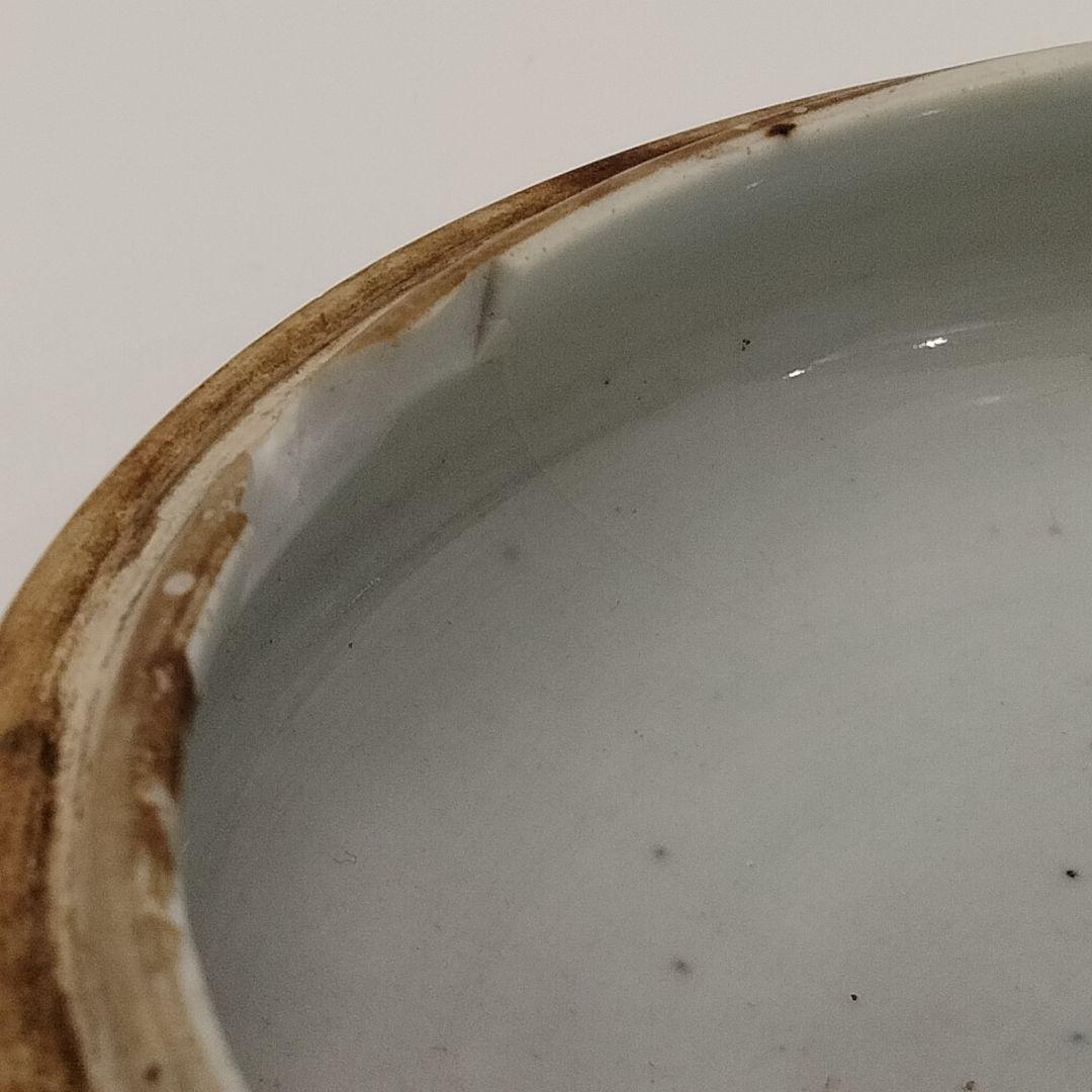 W366　赤絵　古伊万里　蓋物　時代物　F