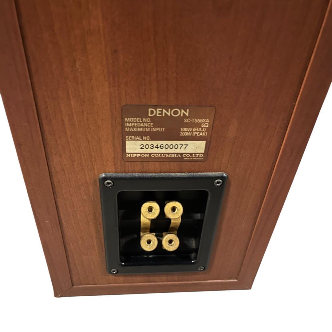 ③DENON トールボーイスピーカー システム SC-T555SA 良品