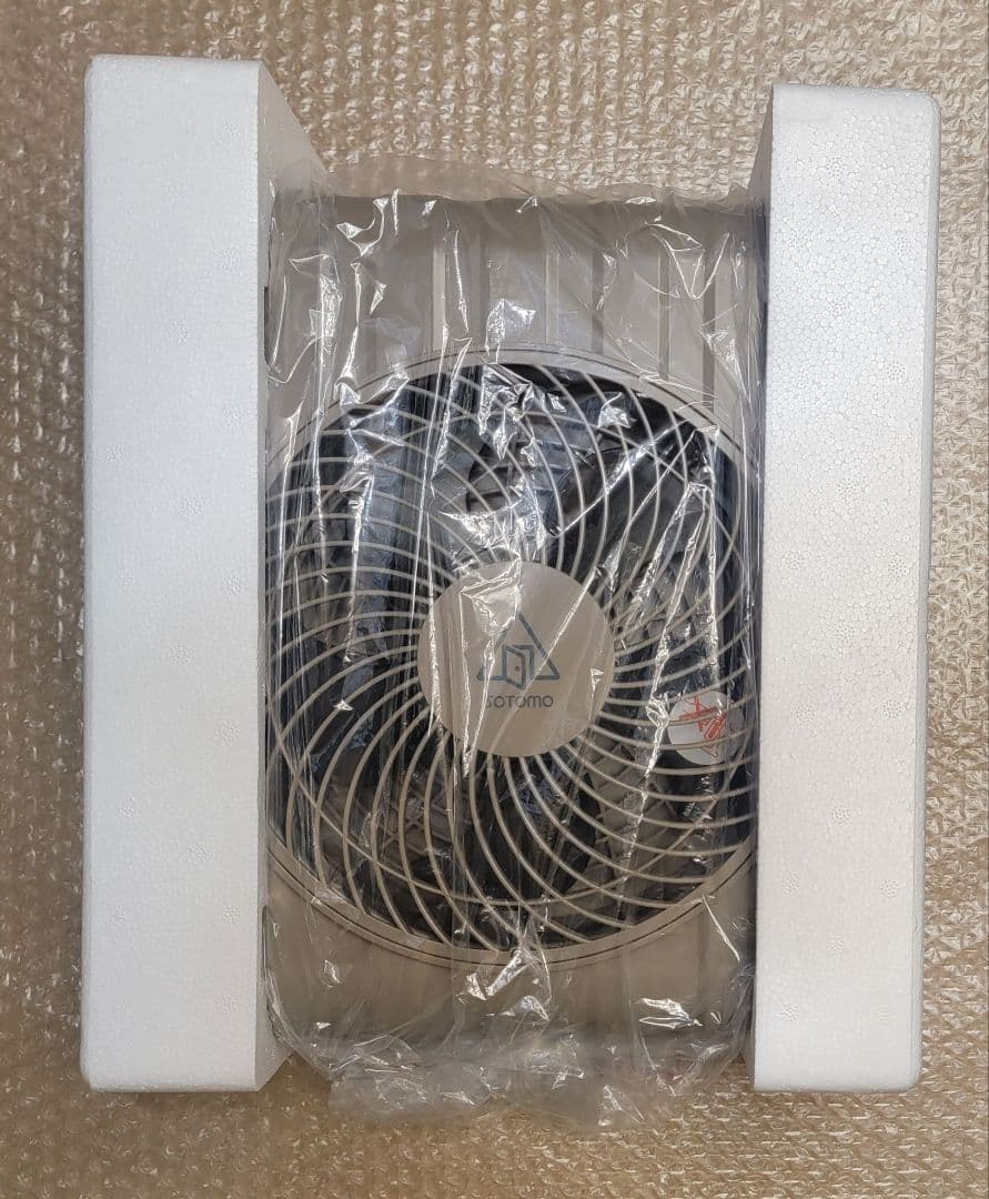 アピックス APF-560 グレイッシュ SOTOMO ソーラーパワーファン