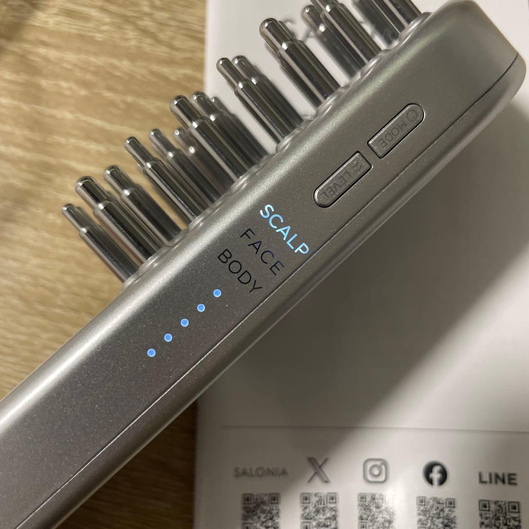 ボディ・フェイスケア SALONIA EMS LIFT BRUSH SAL22206SL
