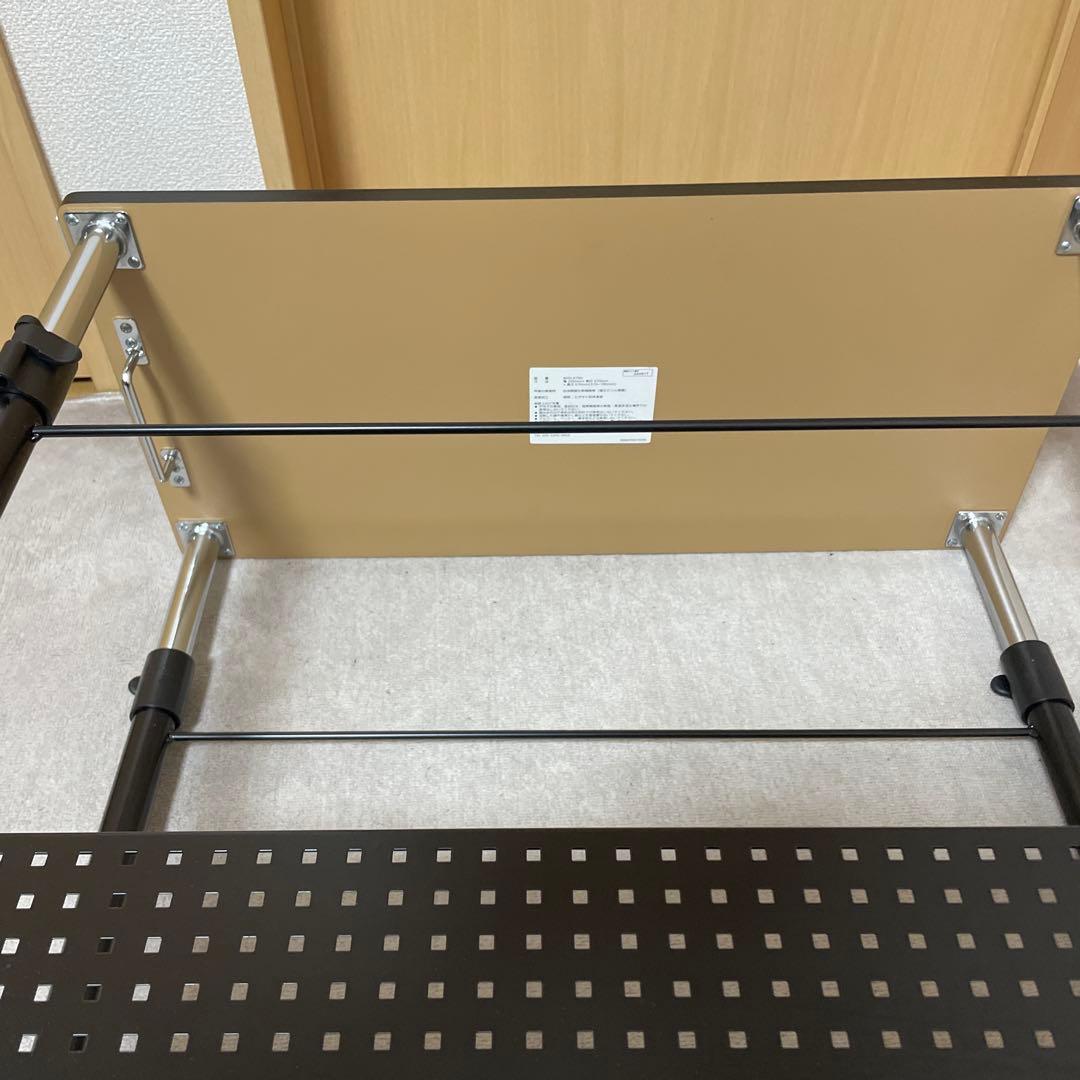 Bauhutte 昇降式Ｌ字デスク スタンダード BHD-670H-BK
