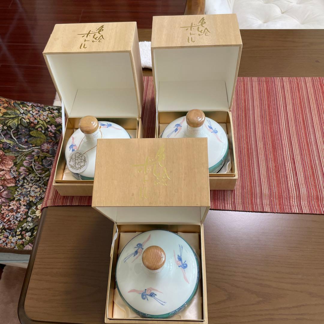 3-40年前限定物　【未開栓】ニッカ 陶器　有田焼 色絵ボトル ウイスキー 特級