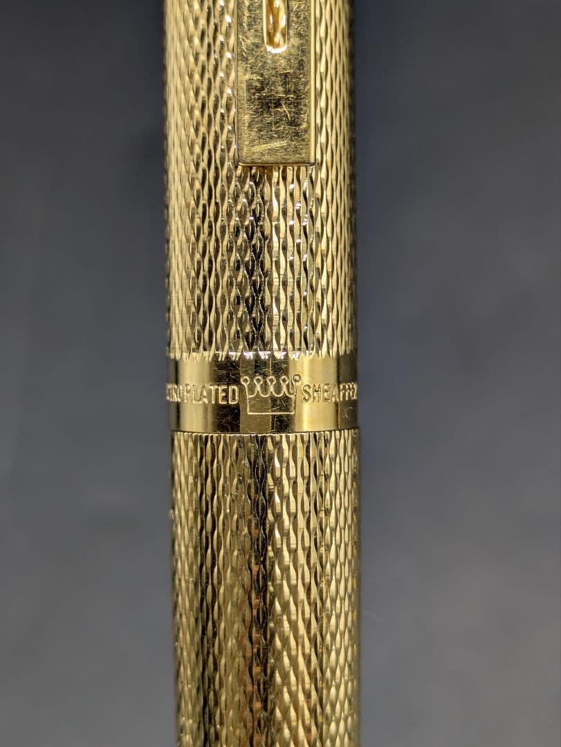 SHEAFFER 万年筆14K・ボールペンセット ゴールド