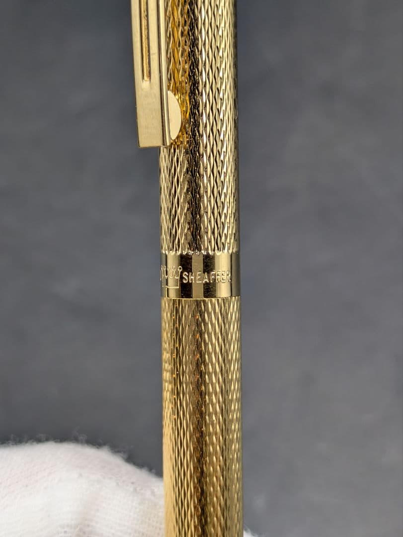 SHEAFFER 万年筆14K・ボールペンセット ゴールド