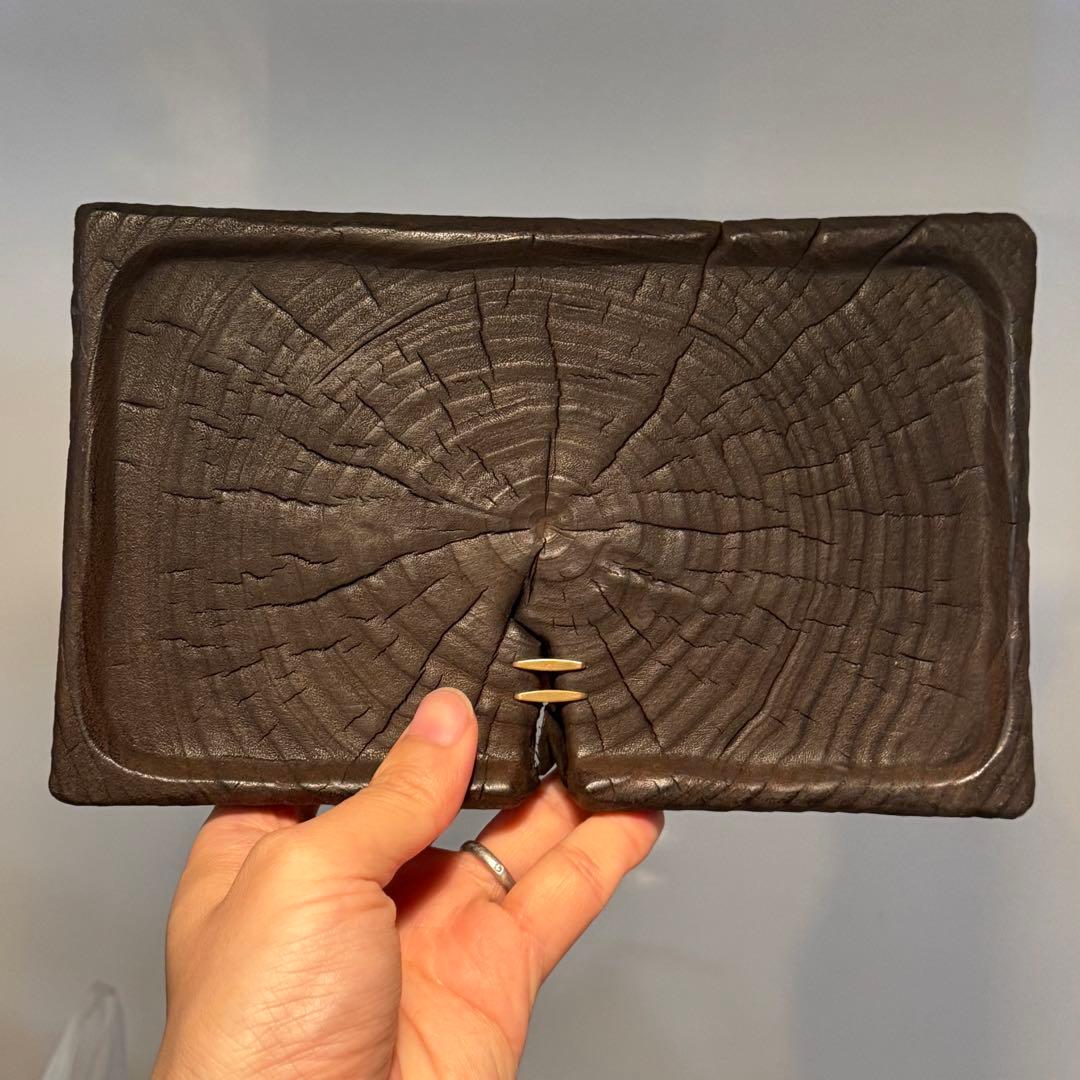 卓 花台 木製 香炉台 根卓 盆栽台 クスノキ21*13*6.4cm