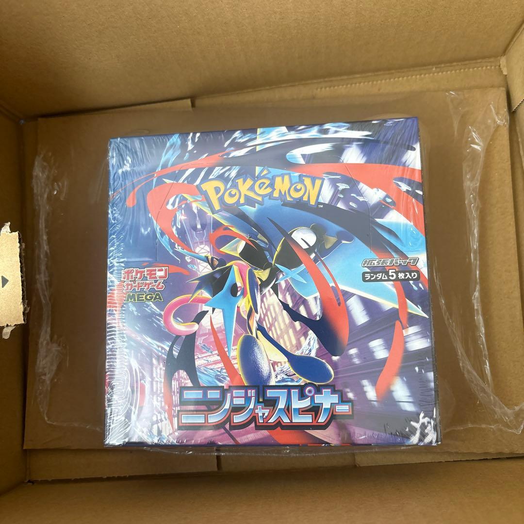 新品未開封　シュリンプ付き　ポケモンカードニンジャスピナー　1box