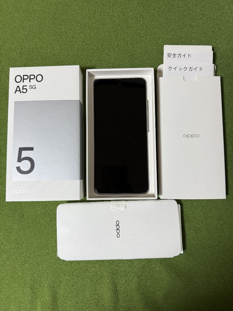 【新品•未使用】OPPO A5 5G本体 ホワイト 4GB/128GB