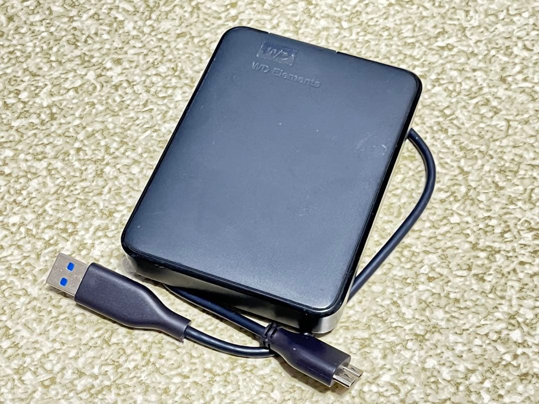 ポータブルHDD×4 セット (WD) 4TB USB3.0(type-A)
