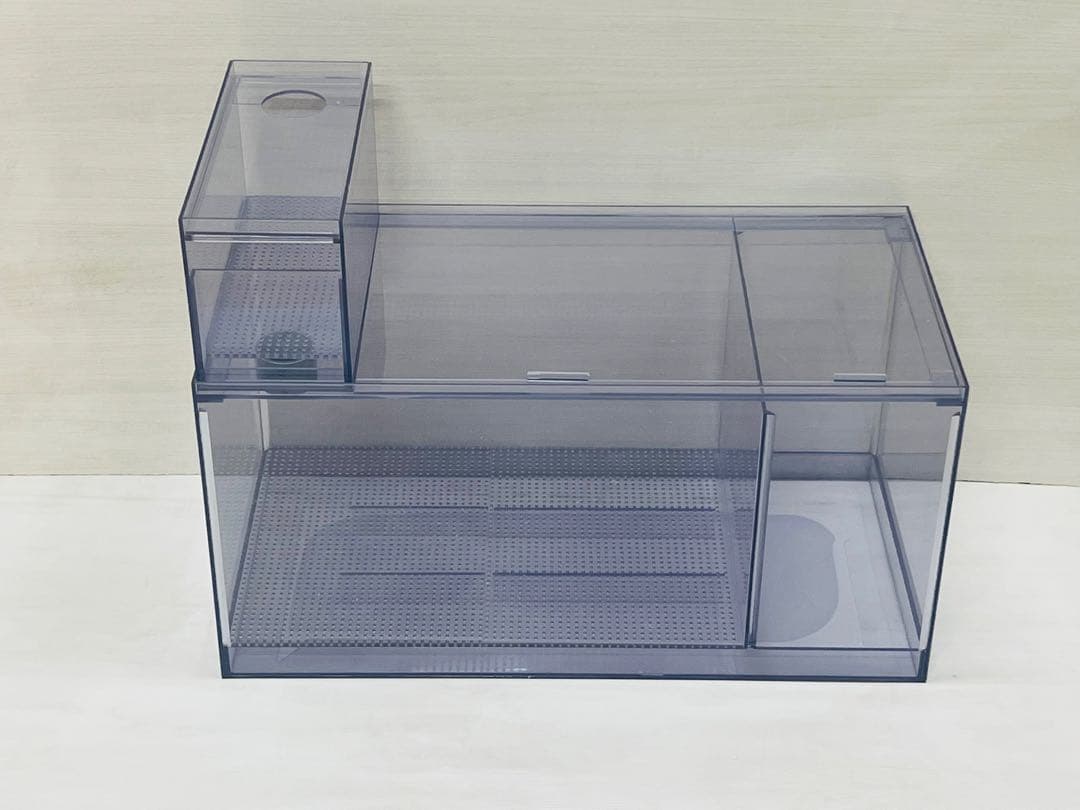 90cmサイズ　900×450×450オーバーフロー水槽セット　クリア＆ホワイト