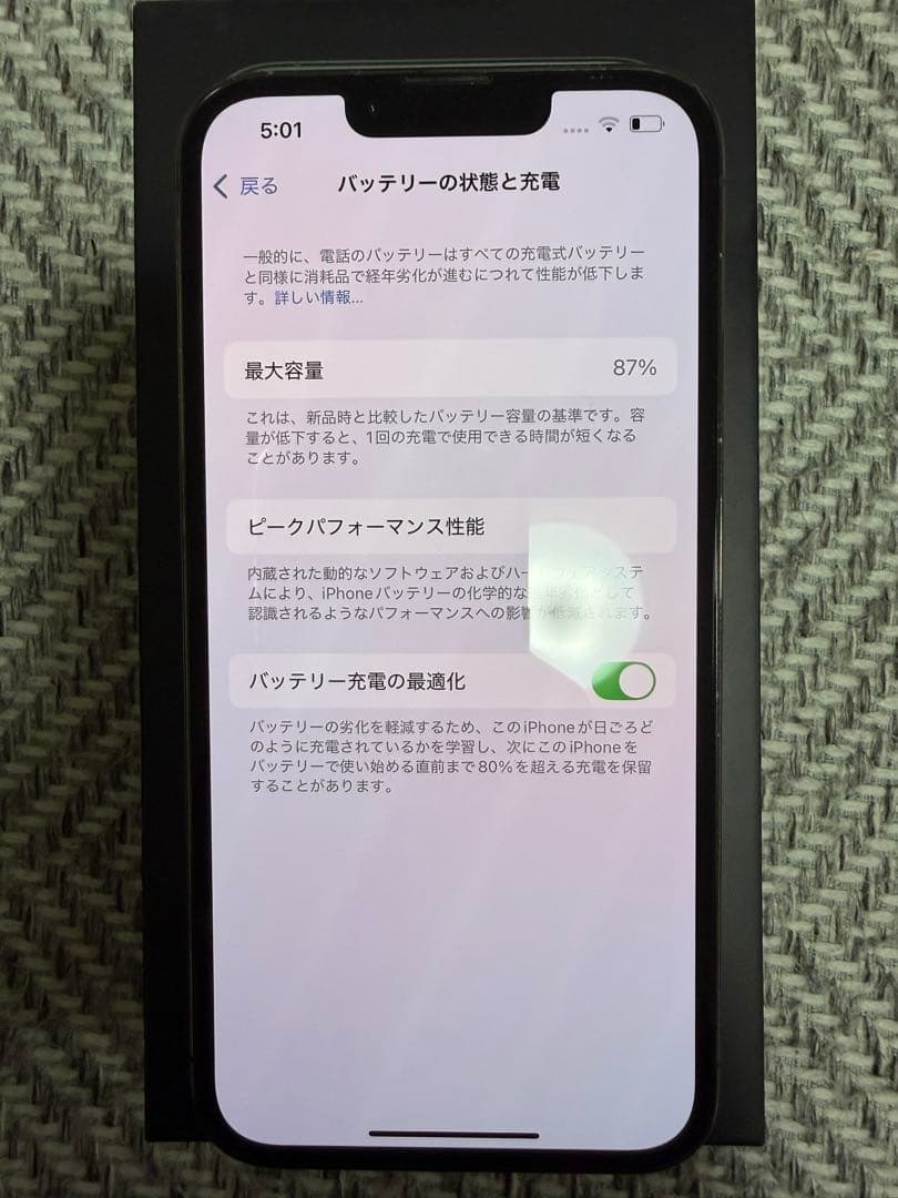 Apple iPhone 13 Pro グラファイト シャッター音なし128GB