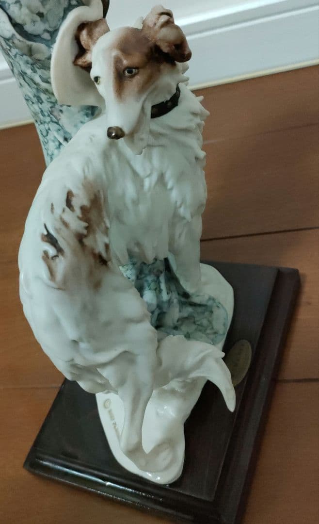超希少なイタリア製 Lady with Borzoi（ボルゾイを連れた貴婦人）