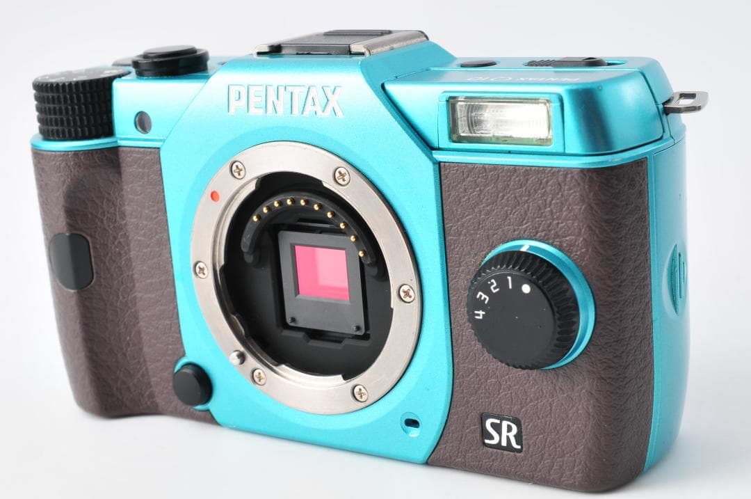 PENTAX ペンタックス Q10 ブルー バッテリー、充電器付 #104