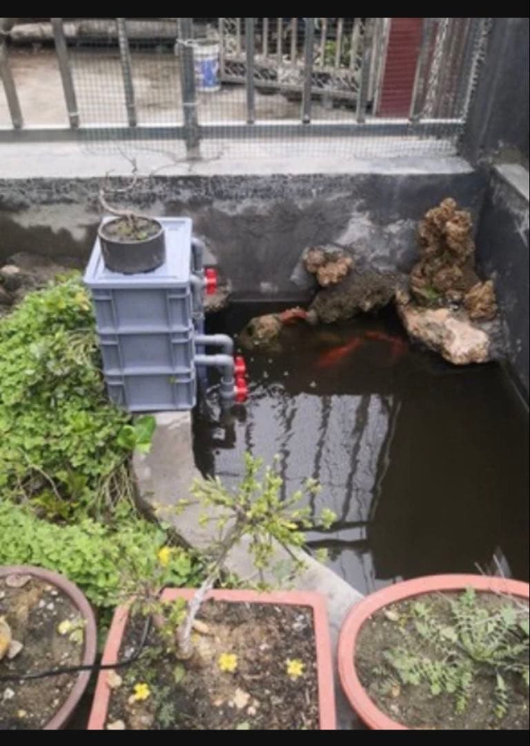 万能濾過お任せ濾過材付きフルセット 水槽池用濾過器フィルター大型水槽濾過装置
