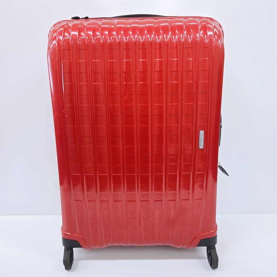 【良品】Samsonite サムソナイト スーツケース スピナー81 レッド