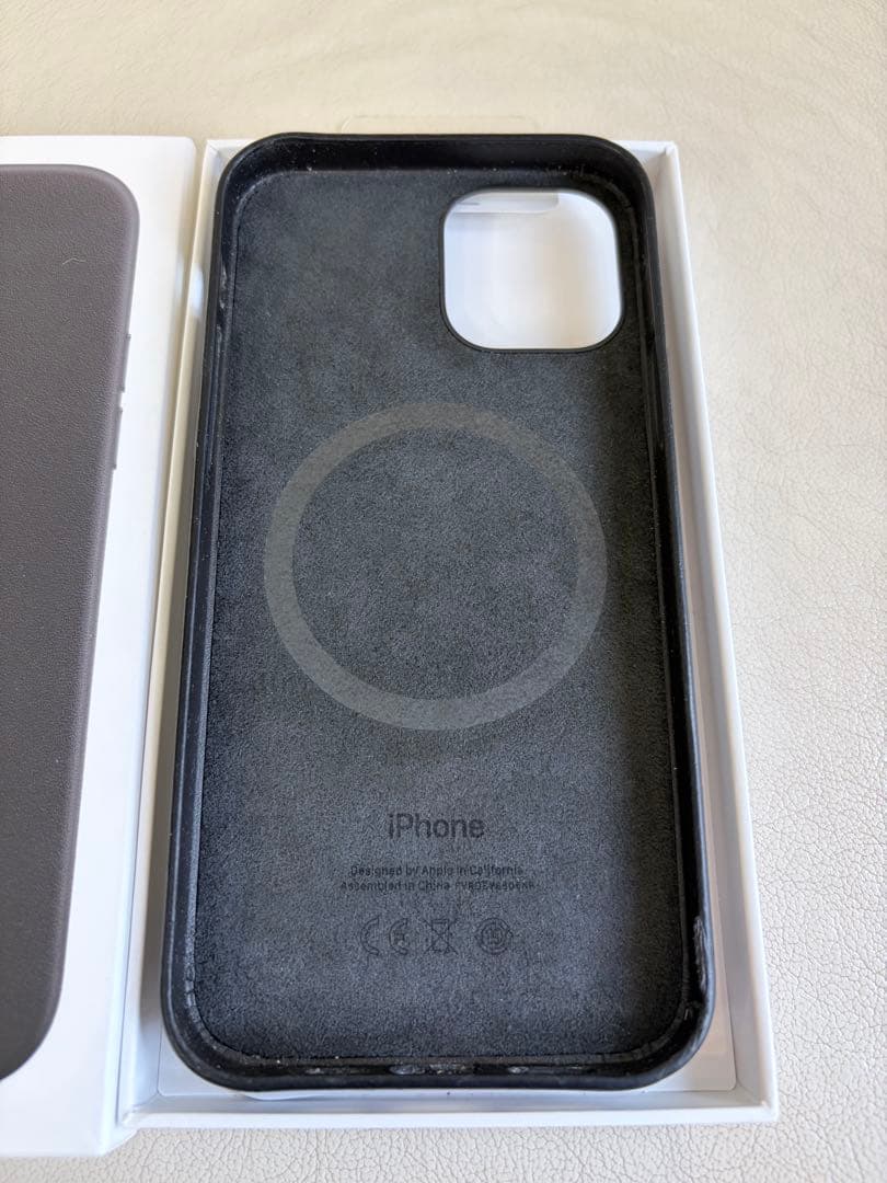 Apple iPhone 12 Pro パシフィックブルー 本体純正レザーケース