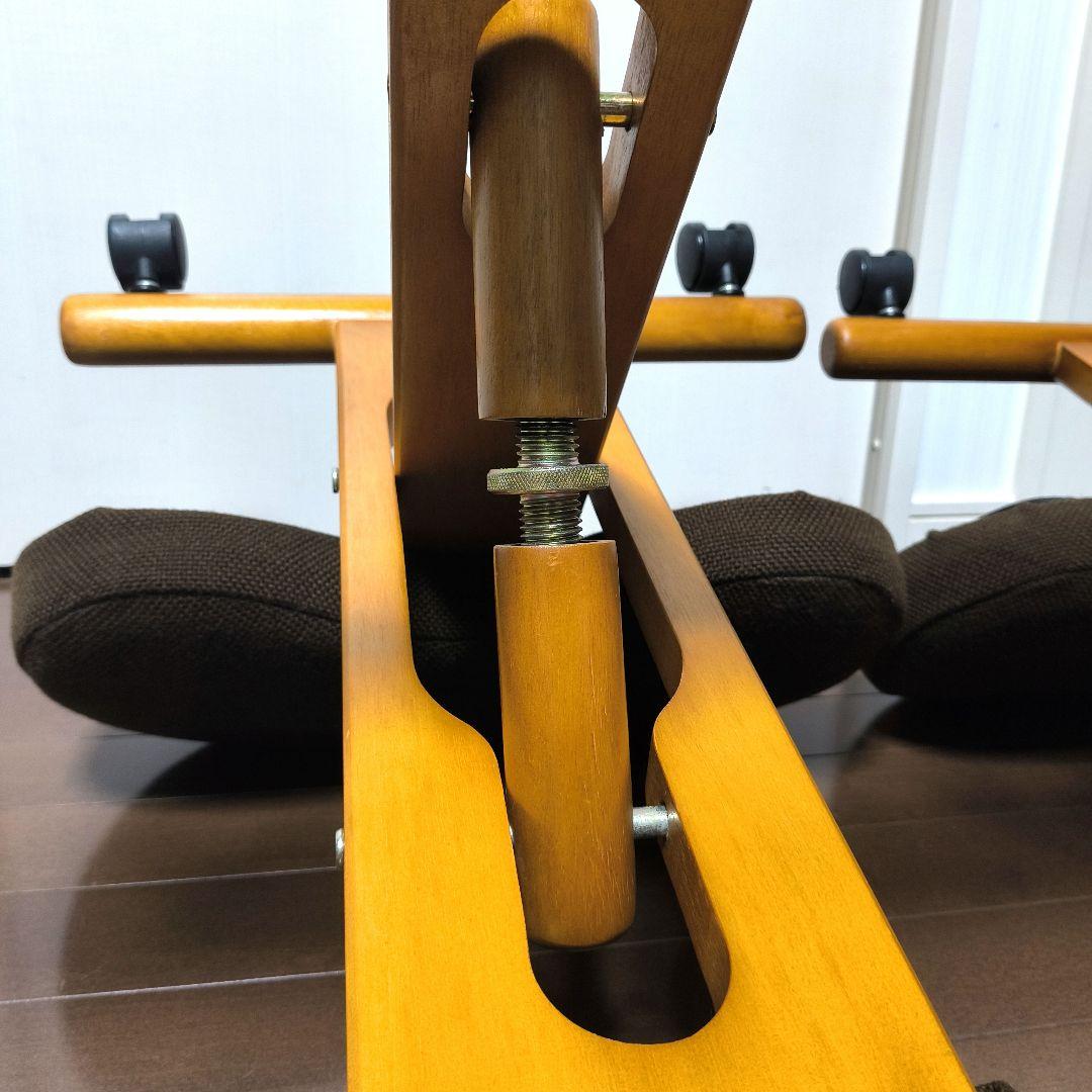 す*り様 美品　宮武製作所　プロポーションチェア　ブラウン　2点セット　バランス