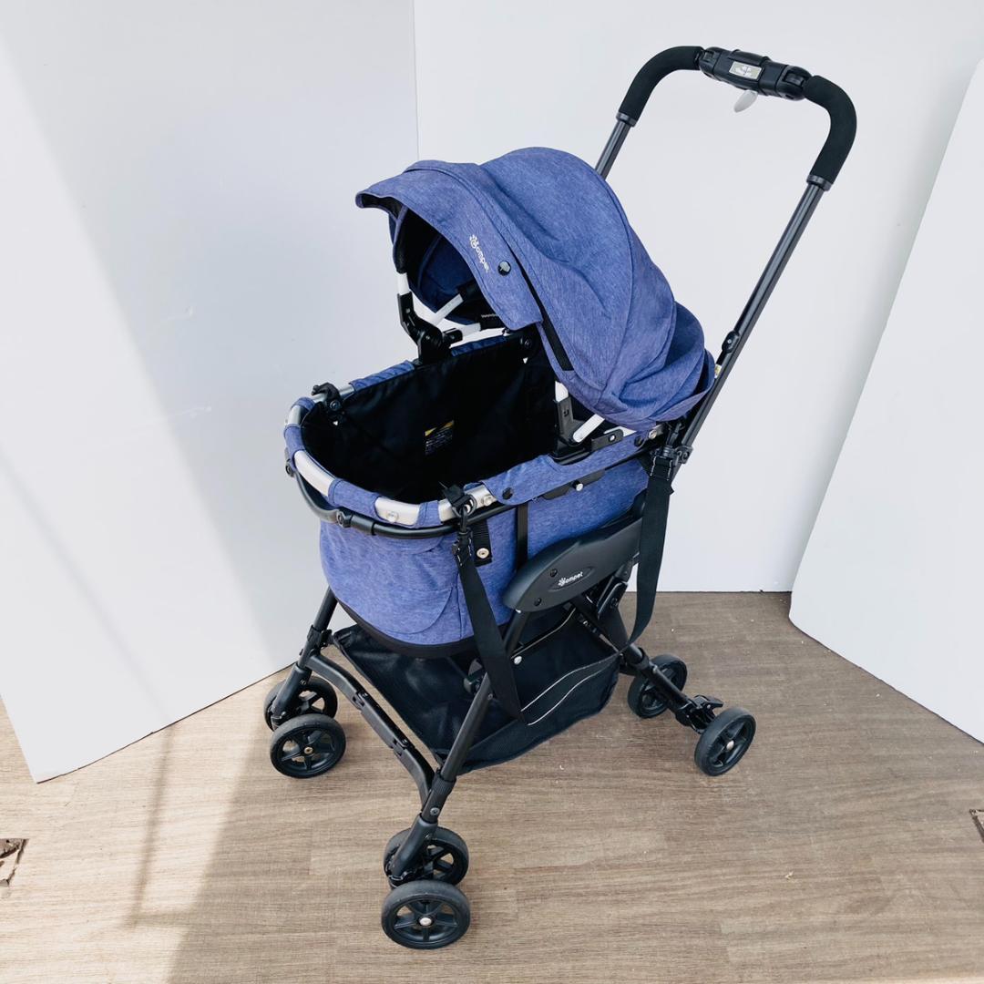 Combi コンビ ペット用カート ミリミリEG ネイビーブルー (NB)