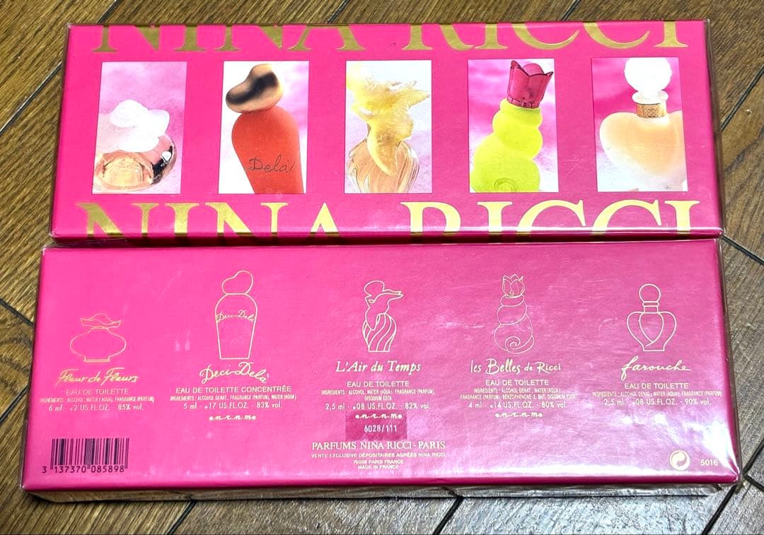 NINA RICCI 香水セット 5種類　2セット