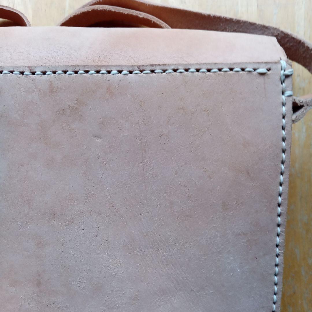 ヌメ革ショルダーバッグ(未使用品)