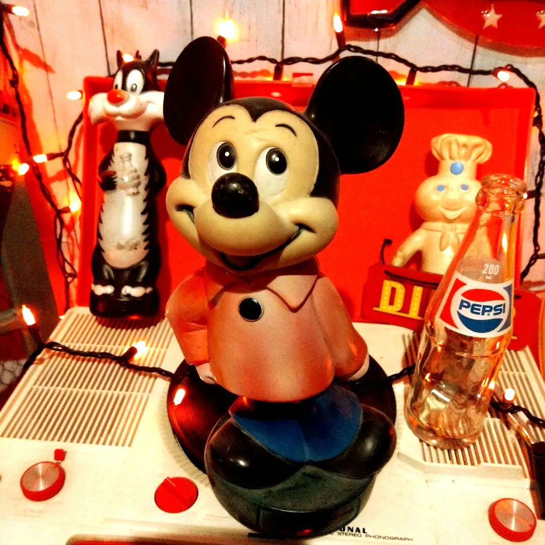 アンティーク雑貨 vintage Mickeymouth coinbank doll