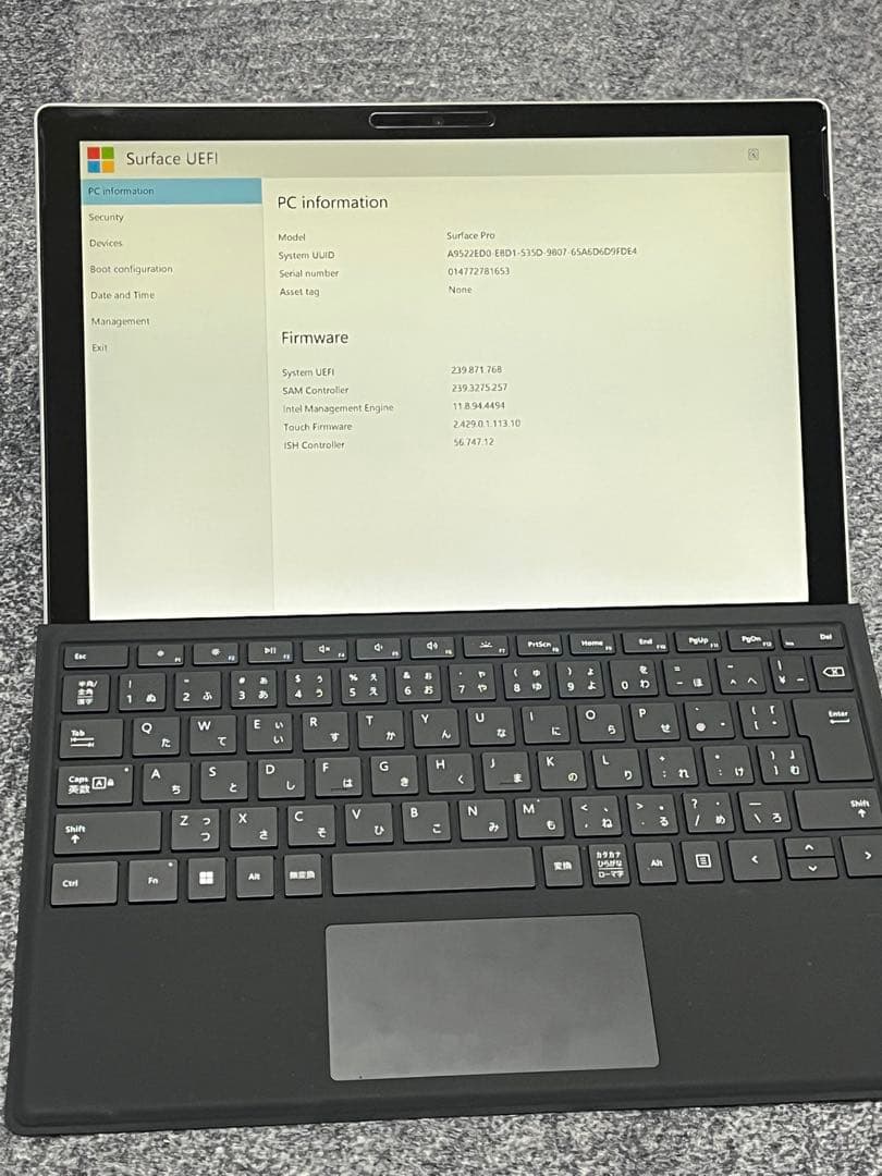 K*n様 【ジャンク品】Microsoft Surface Pro 本体 128