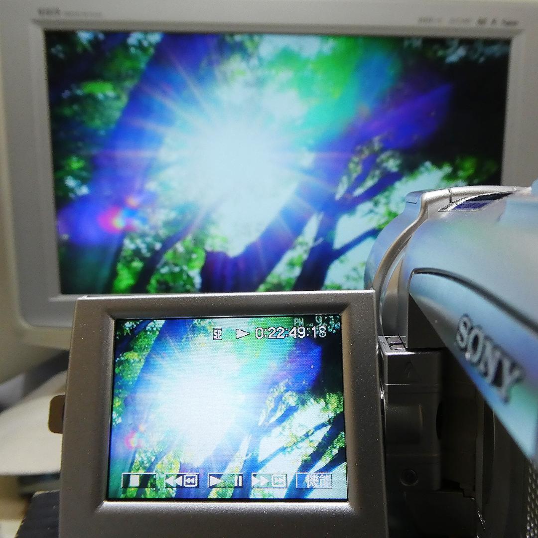 ソニー　DCR-TRV70 【動作良好】MiniDVビデオカメラ ダビングに最適