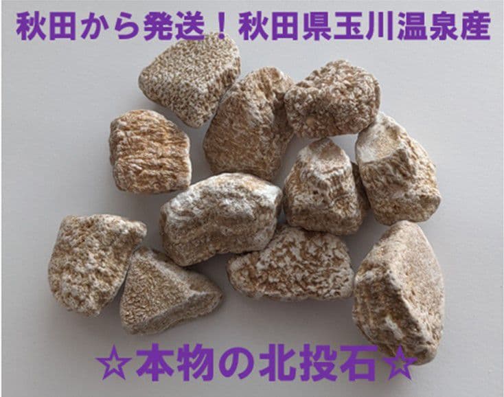 ★秋田発『北投石』６５グラム 100%本物!! 秋田玉川温泉産 放射線量測定済
