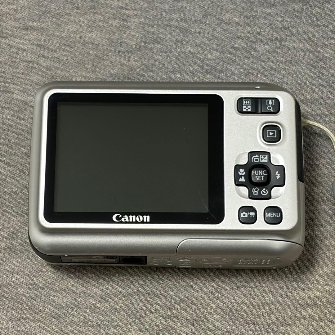 【美品】キヤノン PowerShot A495 シルバー デジカメ 箱付き