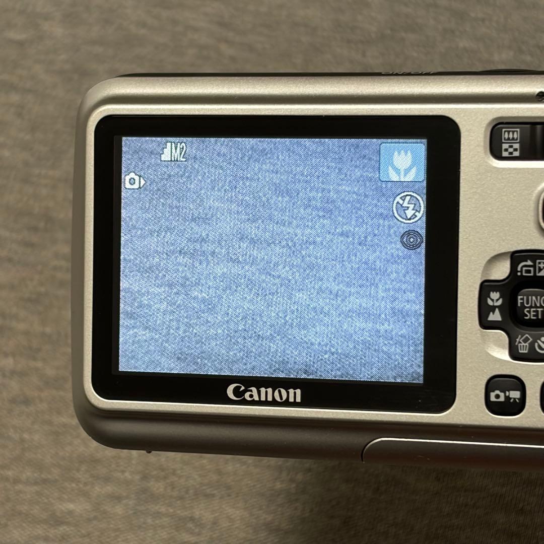 【美品】キヤノン PowerShot A495 シルバー デジカメ 箱付き