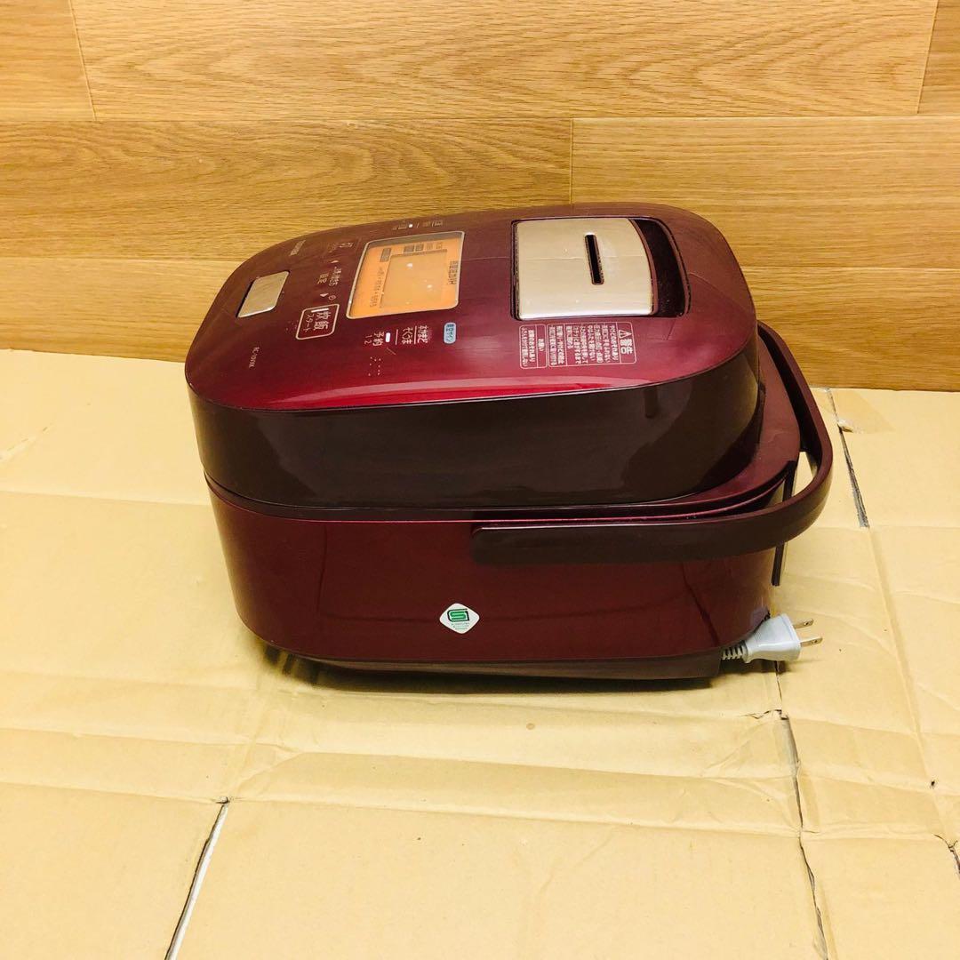 東芝製圧力式IH炊飯器 RC-10VXK グランドレッド (2016年製)