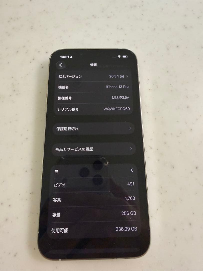 Apple iPhone 13 Pro シルバー 256GB