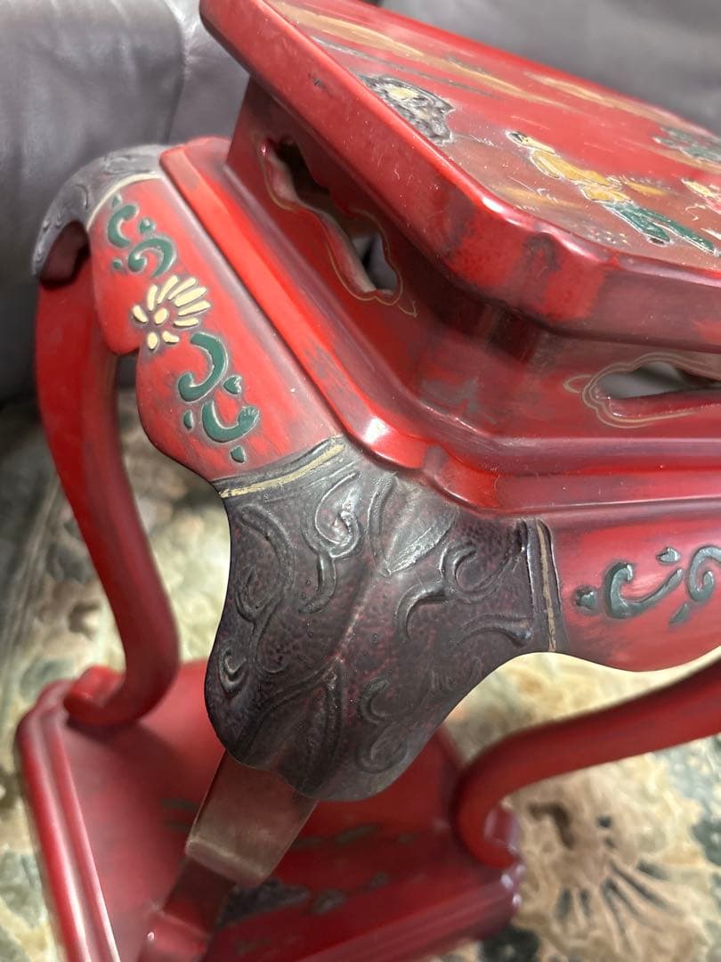 アンティーク飾り台　香炉台　花台