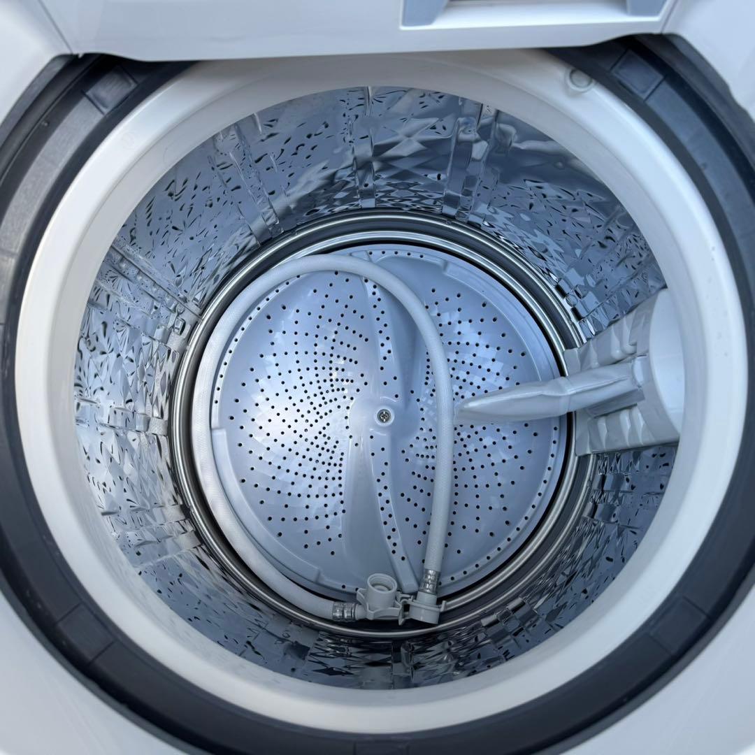 334⭐️2022年製美品★シャープ　洗濯機　8KG 熱乾燥　インバーター　大型