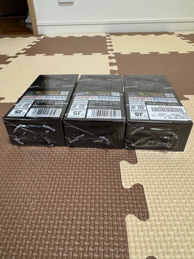 遊戯王　リミットオーバーコレクションヒーローズ　3BOX シュリンク付き