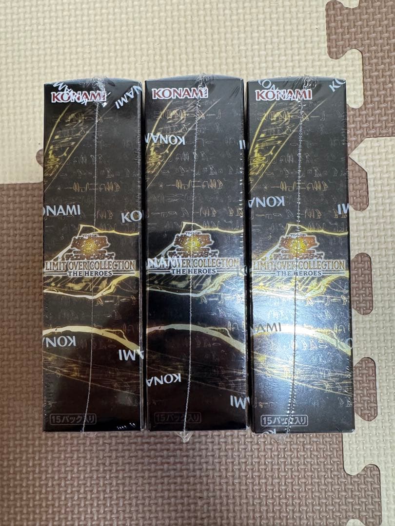遊戯王　リミットオーバーコレクションヒーローズ　3BOX シュリンク付き