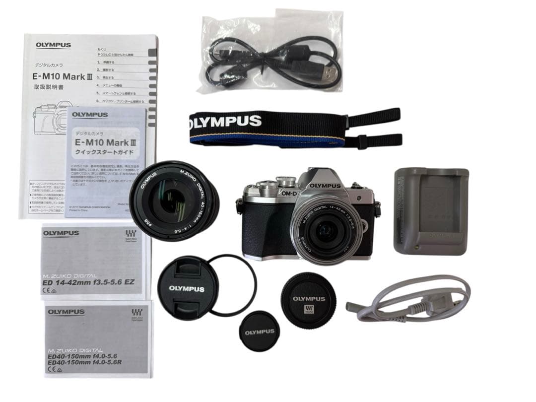 美品 OLYMPUS E-M10 Mark Ⅲ レンズ付き ミラーレス一眼