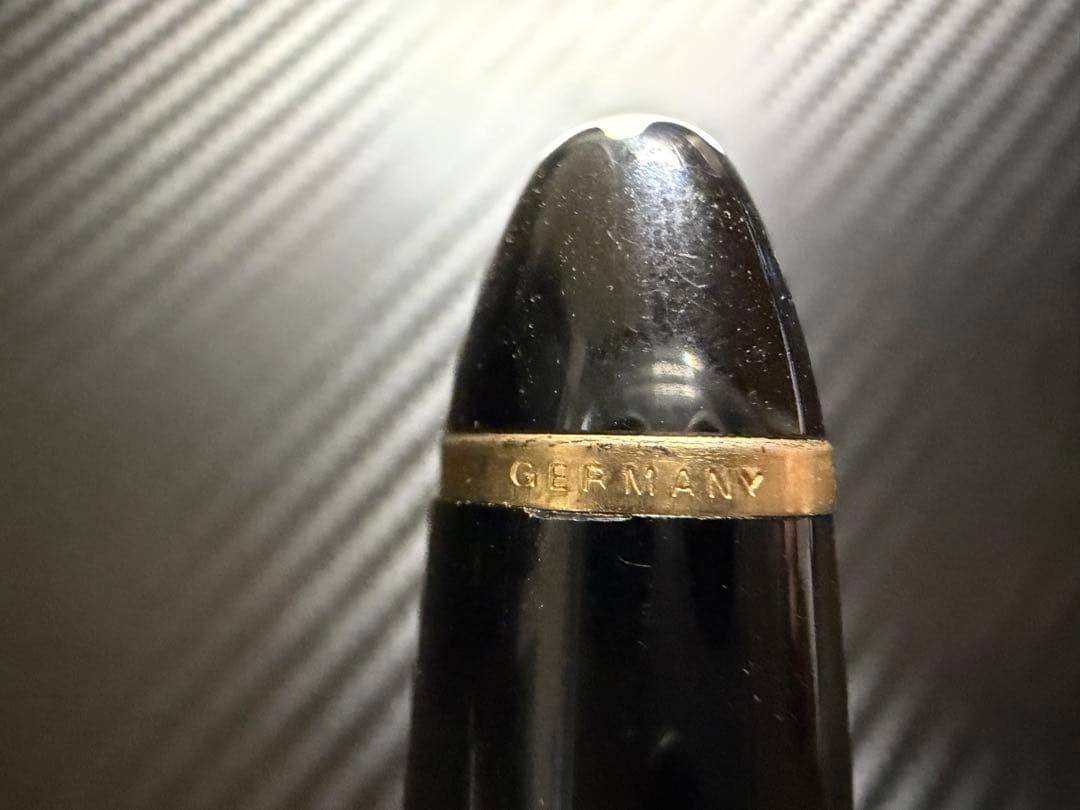 美品 モンブラン マイスターシュテュック 146 万年筆 14K 全金 F 細字