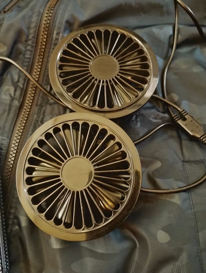 空調服ベスト 充電式ファン付き