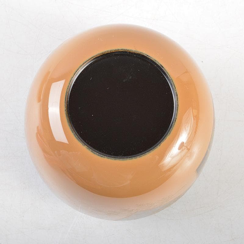 茶道具　荒井喜峰作　白漆金蒔絵　利休棗　共箱　C　R5907