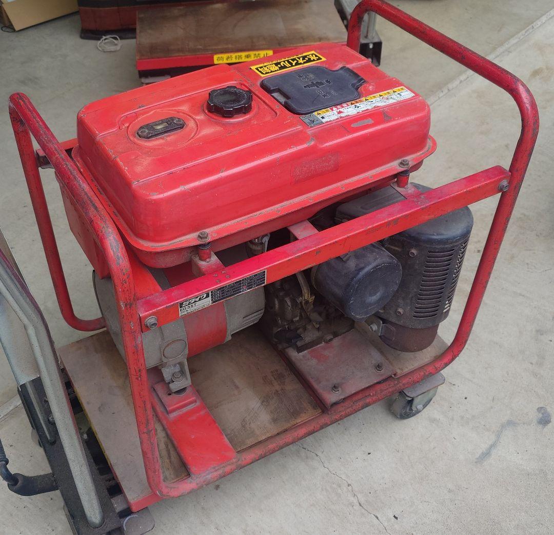 三相200V shindaiwa 発電機 3.5KVA 動作良好 埼玉引取限定で