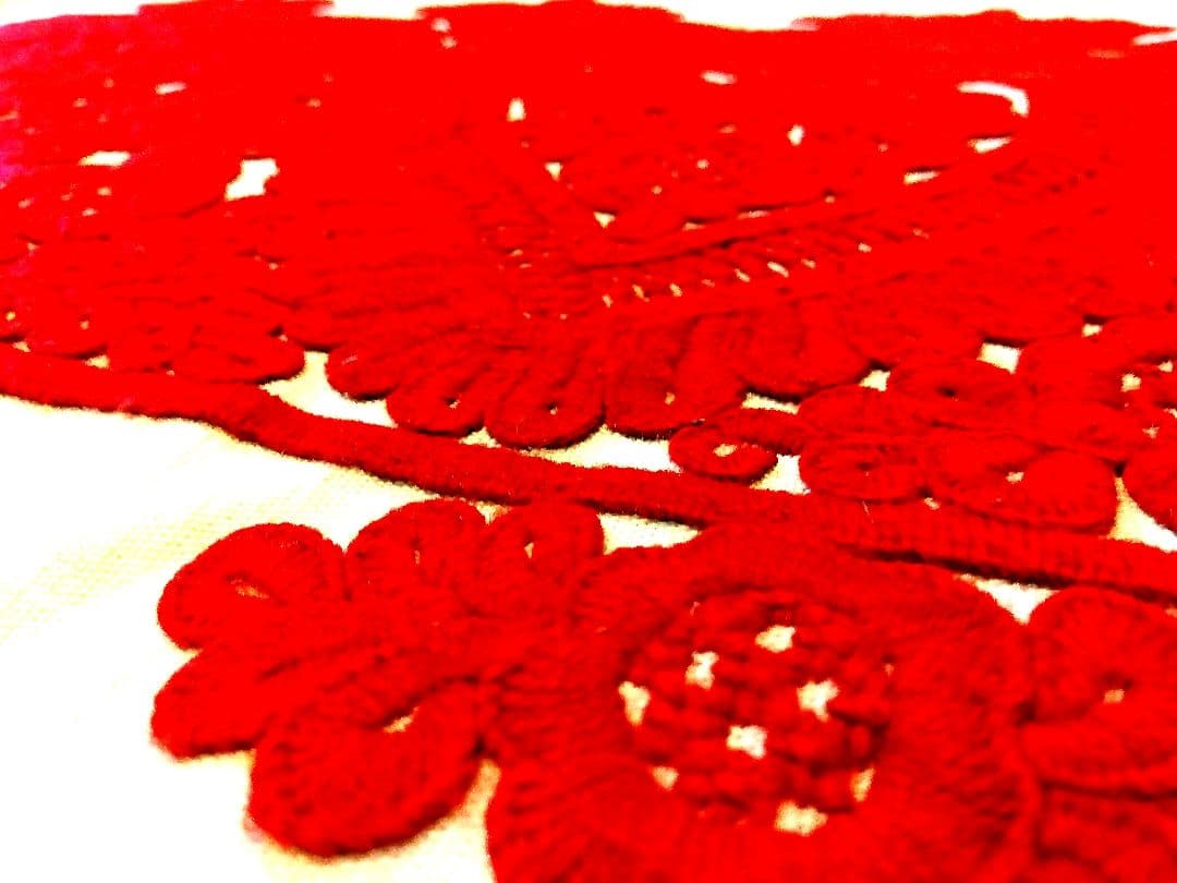 【希少】ハンガリー伝統刺繍イーラーショシュのクッションカバー