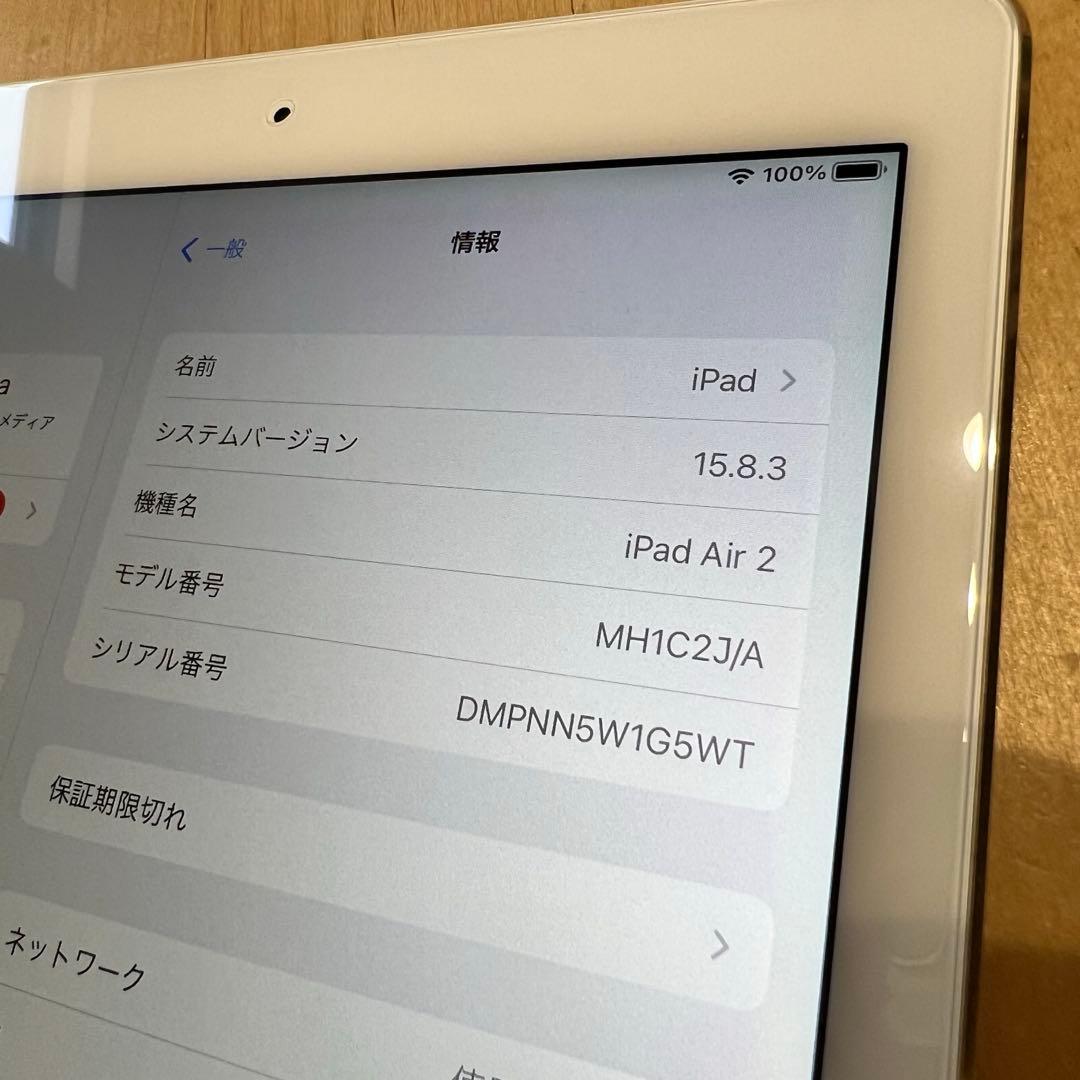 iPad Air 2 16GB Wi-Fi+セルラー ゴールド