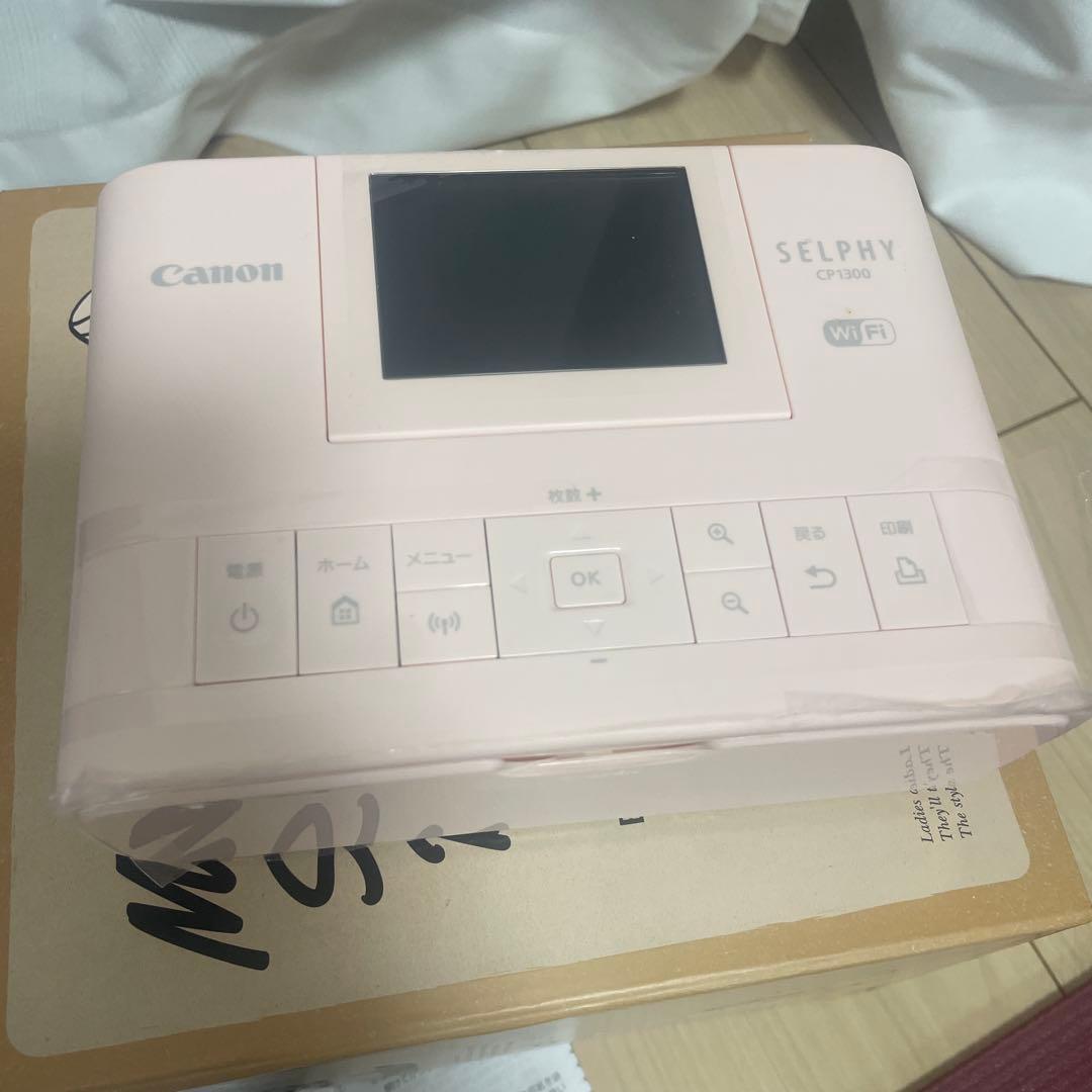 Canon SELPHY CP1300 ピンク, リフィル付き