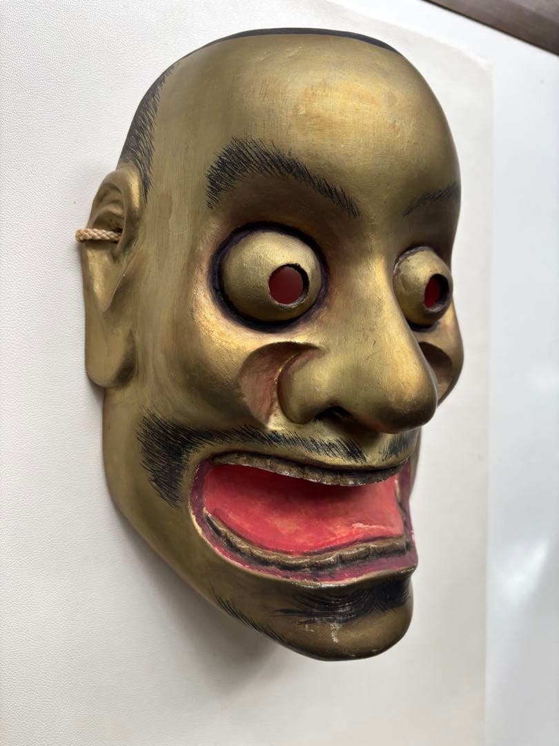 能面　神楽面　作家物　大飛出
