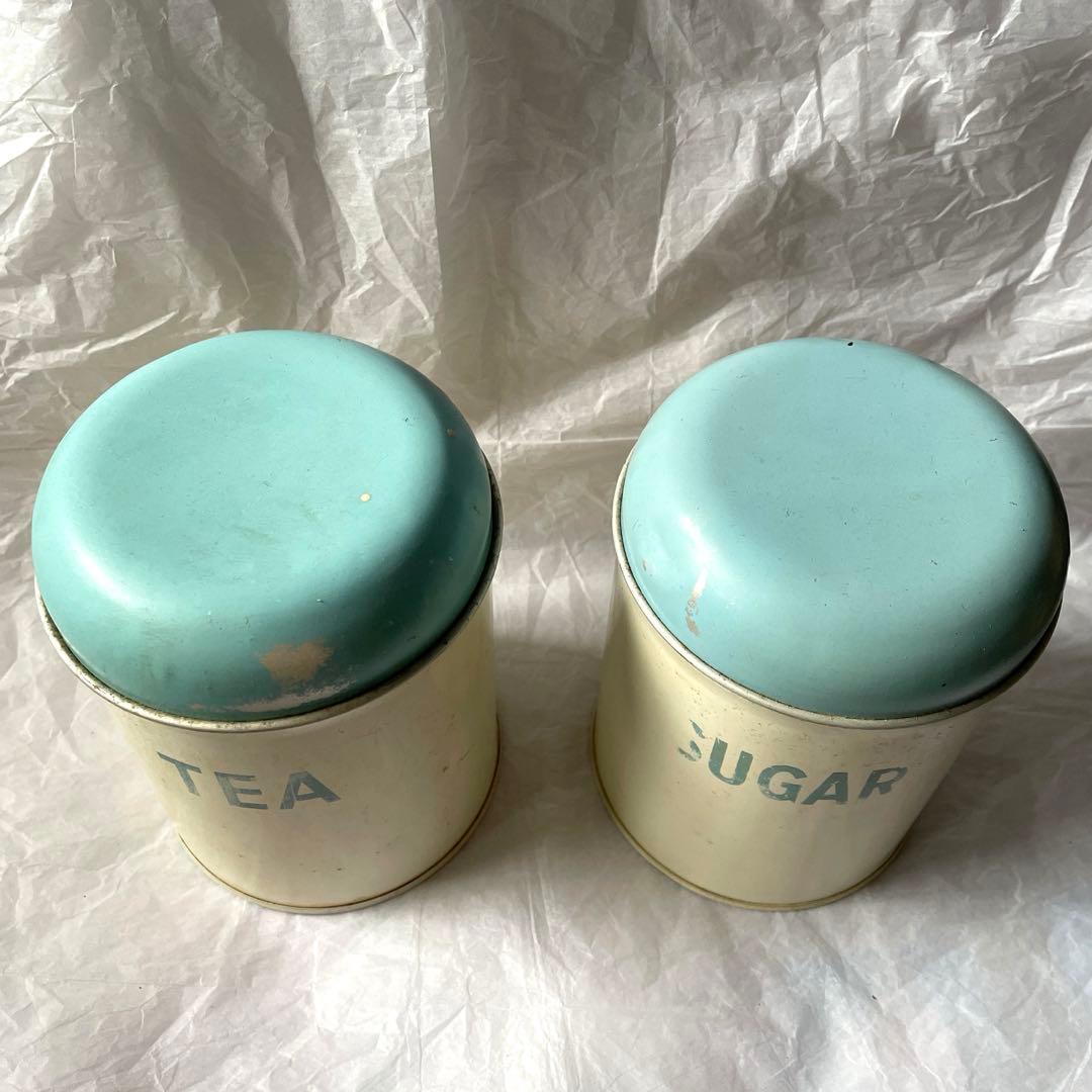 Worcester ware キャニスター　ヴィンテージ缶　tea /sugar