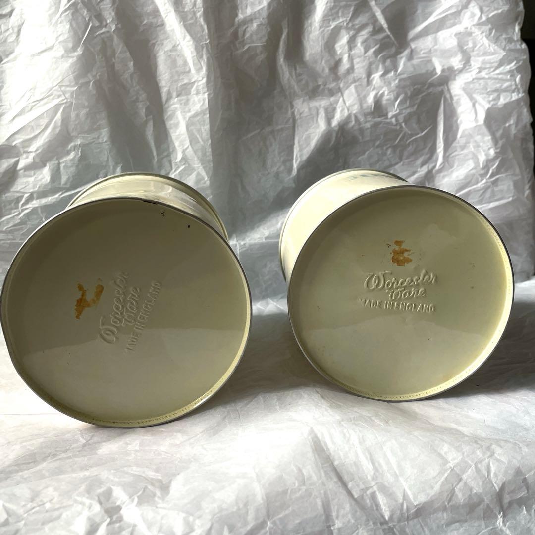 Worcester ware キャニスター　ヴィンテージ缶　tea /sugar