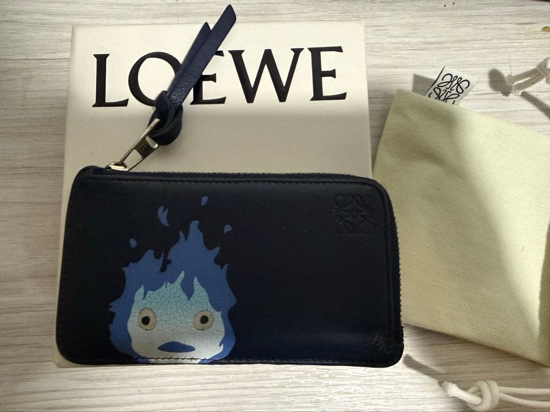 Loeweロエベ×ハウル　カルシファー　フラグメントケース カードホルダー