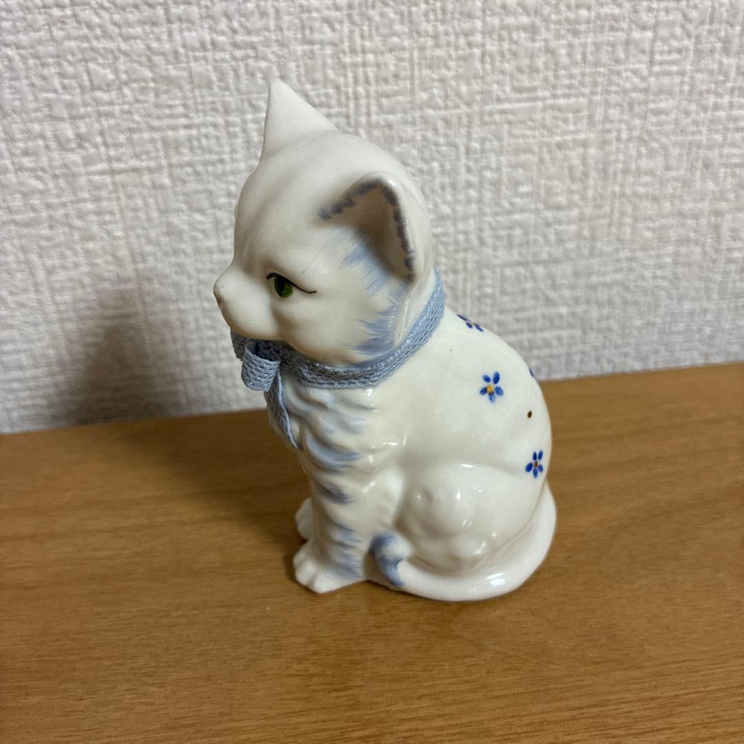 アイリッシュドレスデン　Irish Dresden 猫　置物