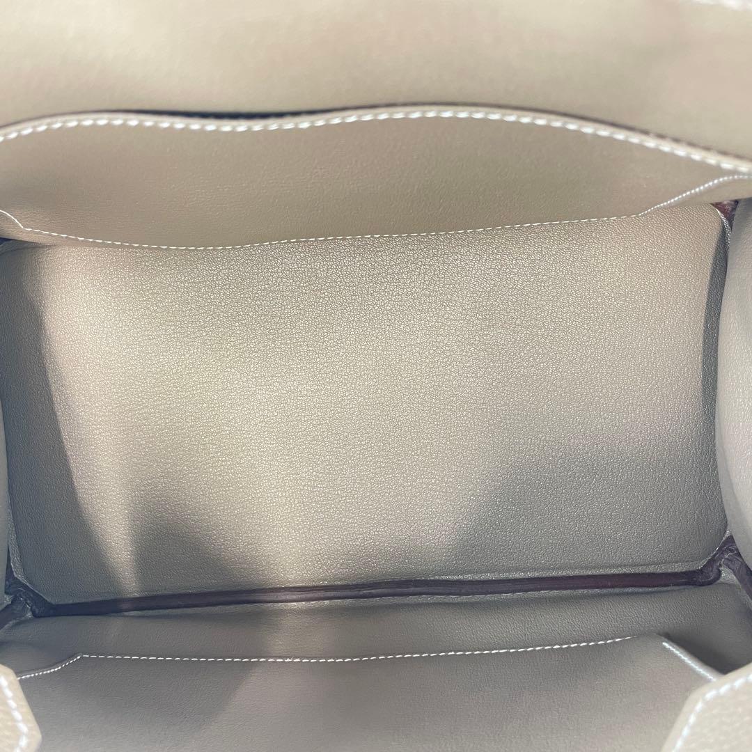 新品未使用 HERMES エルメス　バーキン30　エトープ　シルバー金具